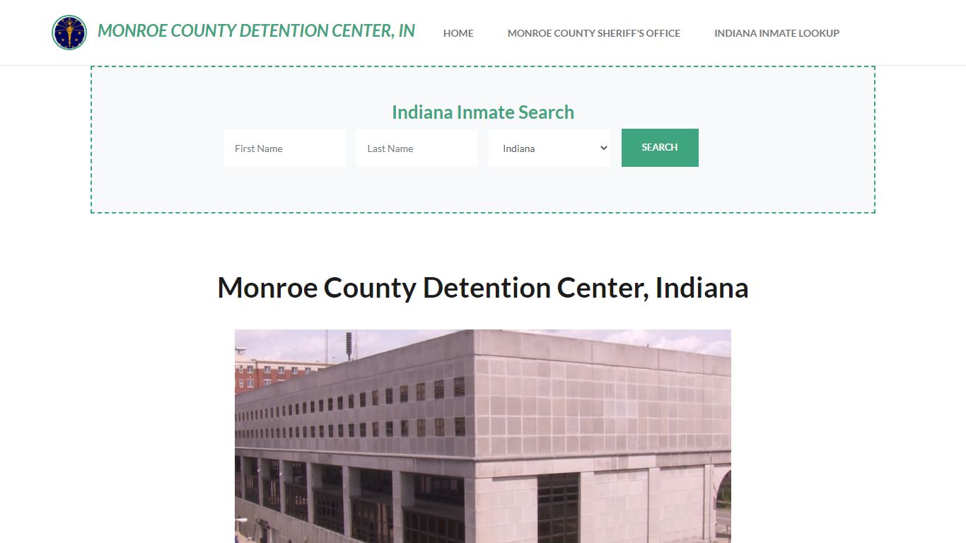 Monroe County Detention Center, IN Inmate Roster, Offender Search