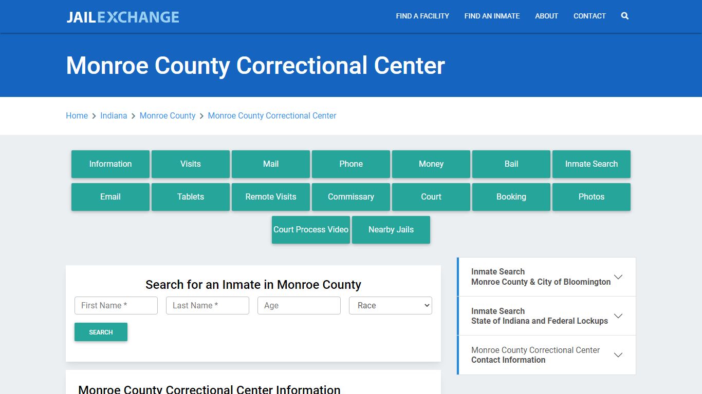 Monroe County Correctional Center - Jail Exchange